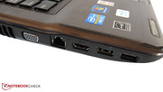 Die linke Seite verfügt über einen modernen USB-3.0-Port.