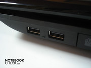 2x USB 2.0 auf der rechten Seite