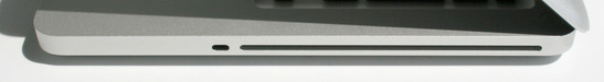 Rechte Seite:  Kensington Lock, Superdrive