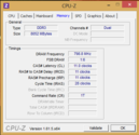 Systeminfo CPUZ RAM