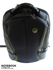 Vorderansicht des Rucksacks