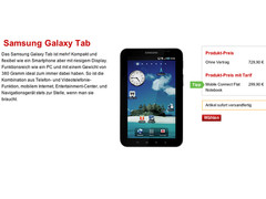 Vodafone: Samsung Galaxy Tab soll 730 Euro kosten – ohne Vertrag Vodafone: Samsung Galaxy Tab soll 730 Euro kosten – ohne Vertrag