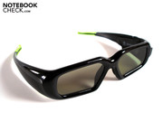 Die Nutzung der Shutter-Brille ist für Brillenträger ziemlich unangenehm.