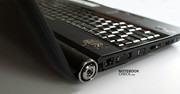 Das Aspire 6930G bietet keine CineDash Media Konsole auf der linken Seite der Baseunit.