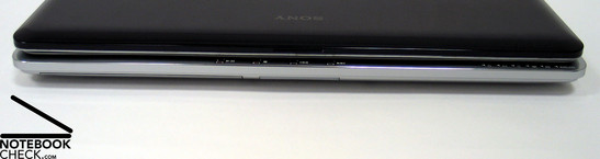 Sony Vaio VGN-CR21S Anschlüsse