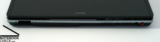 Sony Vaio VGN-TX5XN Anschlüsse