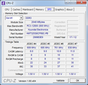 Systeminfo CPUZ RAM SPD