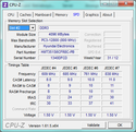 Systeminfo CPUZ RAM SPD