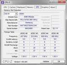 Systeminfo CPUZ RAM SPD