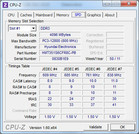 Systeminfo CPUZ RAM SPD
