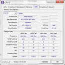 Systeminfo CPUZ RAM SPD