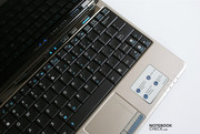 Tippen auf dem Keyboard gestaltet sich angenehm...