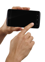...über den 5" Touchscreen...