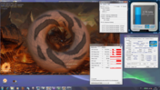 Furmark Solo: kein CPU-Throttle, GPU 670MHz, Turbo aktiv