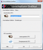 Umschaltbare Grafik