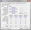 Systeminfo CPUZ RAM SPD