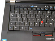 Die komfortable spritzwassergeschützte Tastatur...