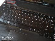 Auf der Tastatur wimmelt es nach kürzester Zeit vor Fingerabdrücken.