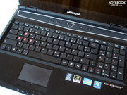 Die Tastatur erwies sich als ziemlich klapprig.