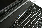 Stattdessen hat dieses Acer Notebook rechts ein numerisches Feld.