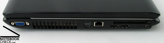 Toshiba Satellite A200-1O6 Anschlüsse