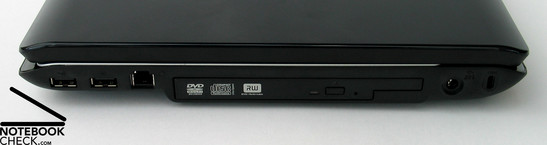Toshiba Satellite A210-12Z Anschlüsse