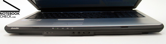 Vorderseite: Audio Ports