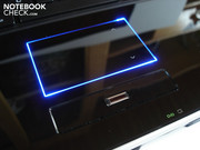 Das Touchpad verfügt über sehr schlechte Gleiteigenschaften.