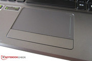 Das glatte Touchpad unterstützt mehrere Gesten.