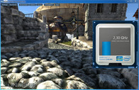 CPU- & GPU-Belastung (GTX 660M on)
