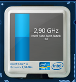 2,9 GHz Turbo-Boost sind maximal möglich.