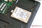 ... die 750 GB Festplatte und ...