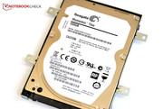 Die Festplatte kommt von Seagate und lässt sich leicht ausbauen.