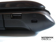 USB 2.0 und Kensington Lock auf der rechten Seite