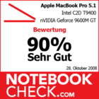 Bewertung Apple MacBook Pro 15" V5