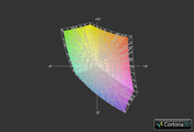 MSI GX60 vs. sRGB (Gitter)