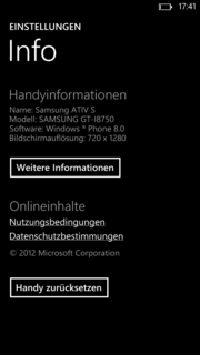 Windows Phone 8 der Südkoreaner.