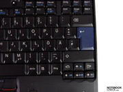 Markenzeichen blaue Eingabetaste, typische Tastengruppierung der neueren Thinkpads