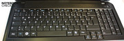 Die Tastatur ist etwas wackelig...