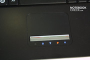Das Touchpad unterstützt auch Gesten.