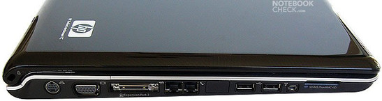 HP Pavilion dv9074cl Schnittstellen