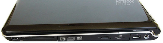 HP Pavilion dv9074cl Schnittstellen