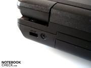 Ein Kensington Lock dient zur Notebooksicherung.