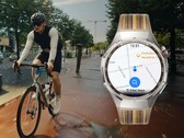 Jannes Werner schwört auf die HUAWEI WATCH GT 6 Pro als Radtour-Begleiter. (Bildquelle: HUAWEI)