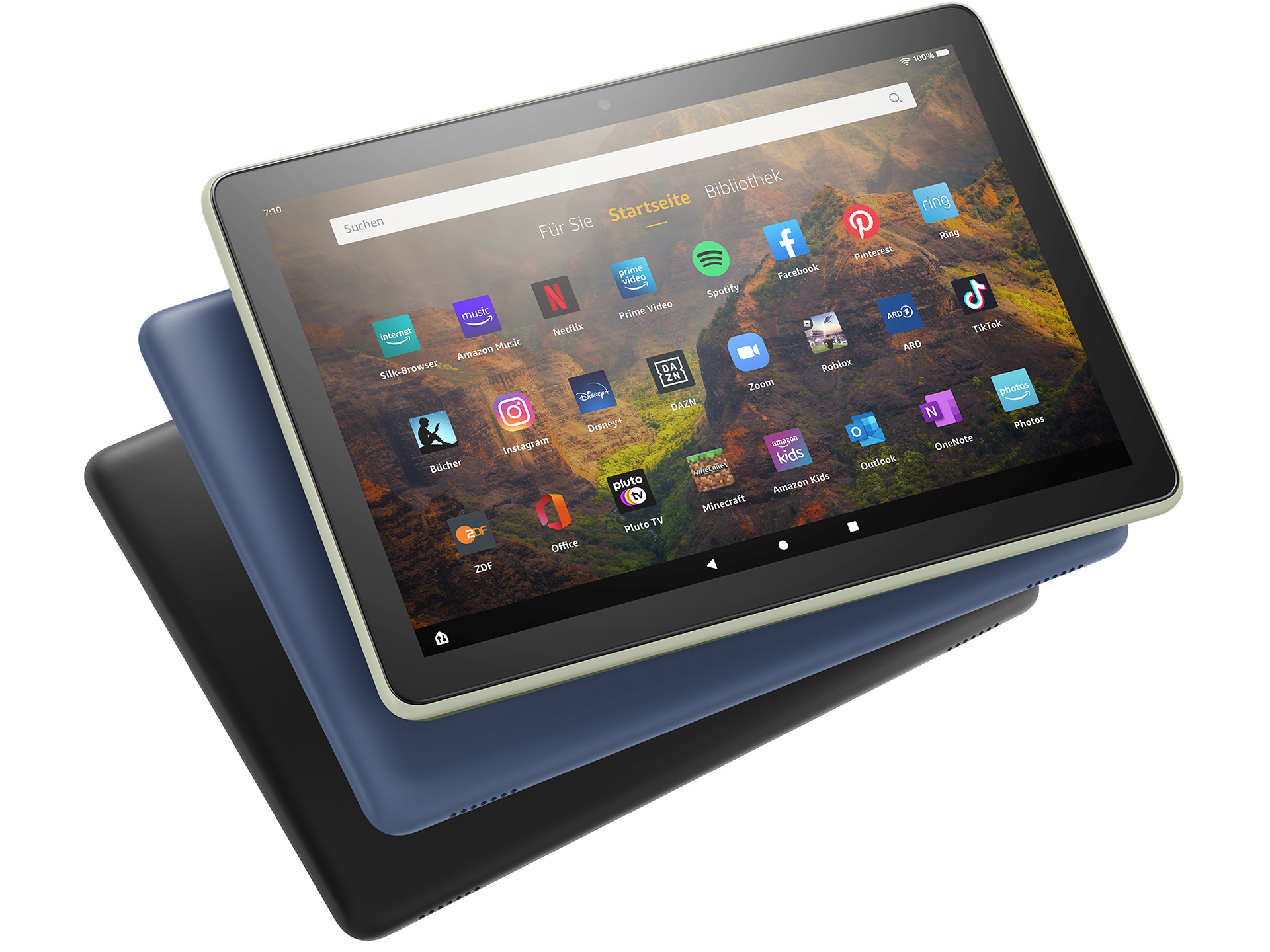 Test  Fire HD 10 Plus (2021) - Günstiges Android-Tablet mit Qi und  Tastatur -  Tests