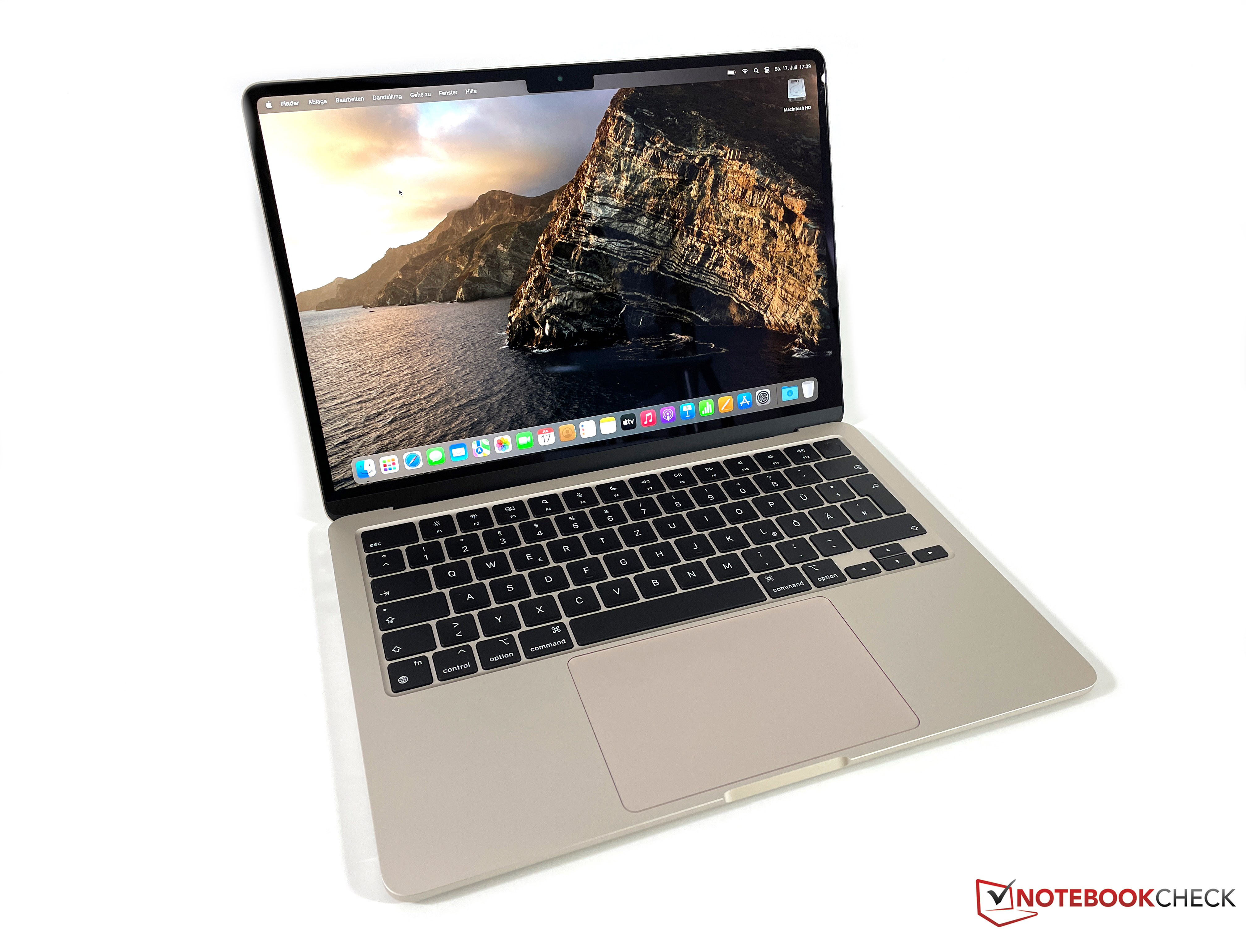 Apple MacBook Air M2 im Test - Die schnellere 10-Kern-GPU lohnt sich nicht  - Notebookcheck.com Tests
