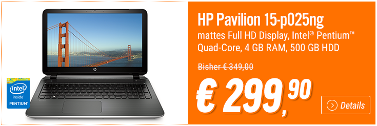 HP Pavilion 15-p025ng