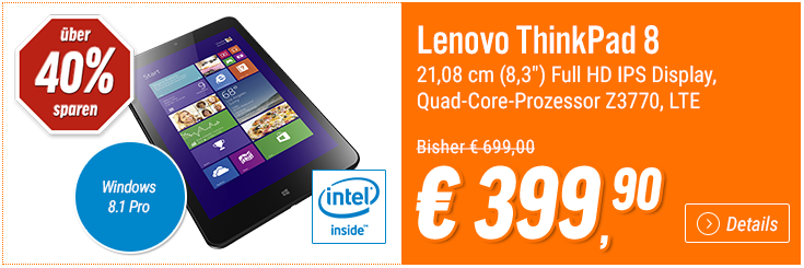 Lenovo ThinkPad Tablet 8