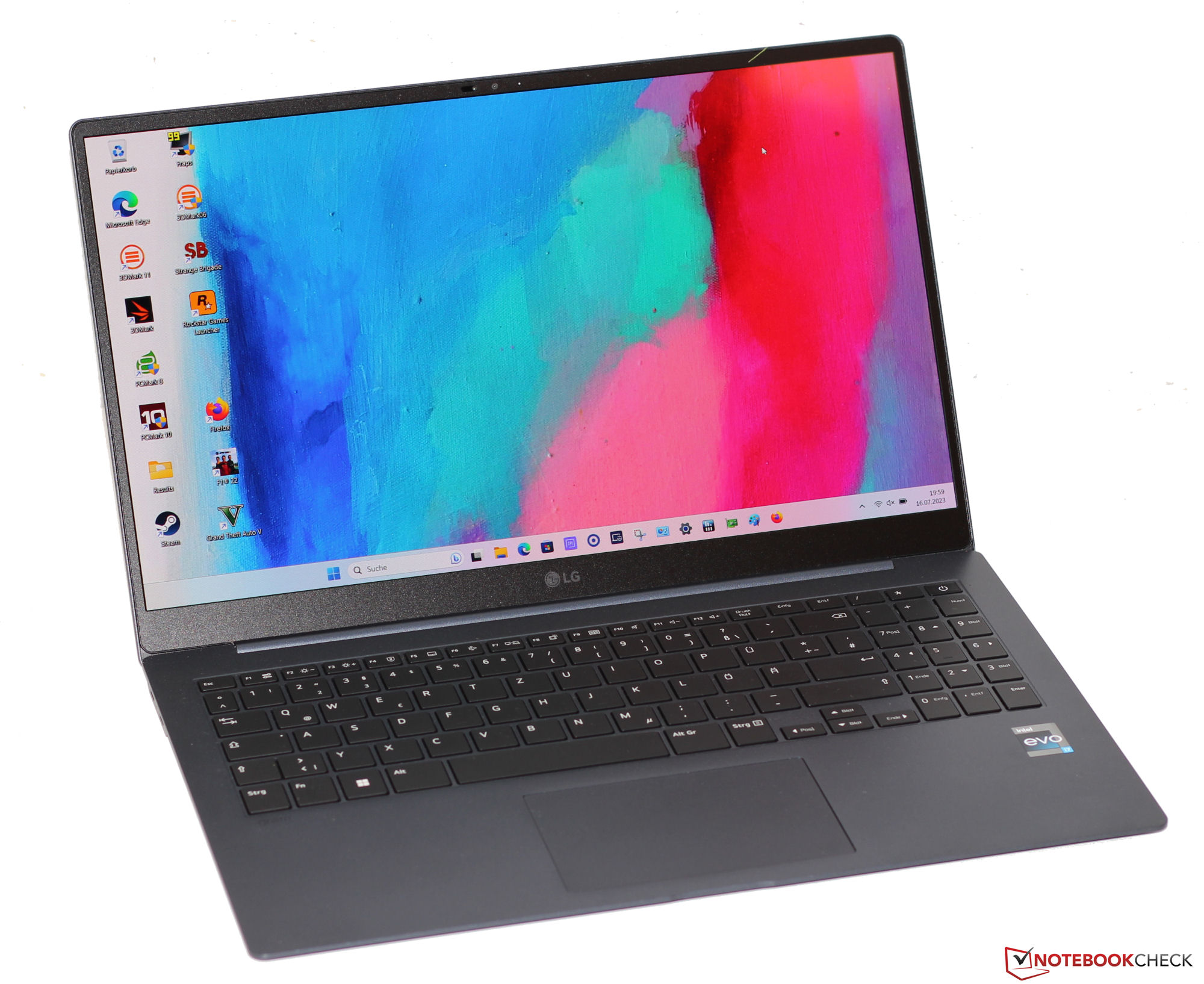 LG Gram SuperSlim (2023) im Test: 990-Gramm-Laptop mit starken ...