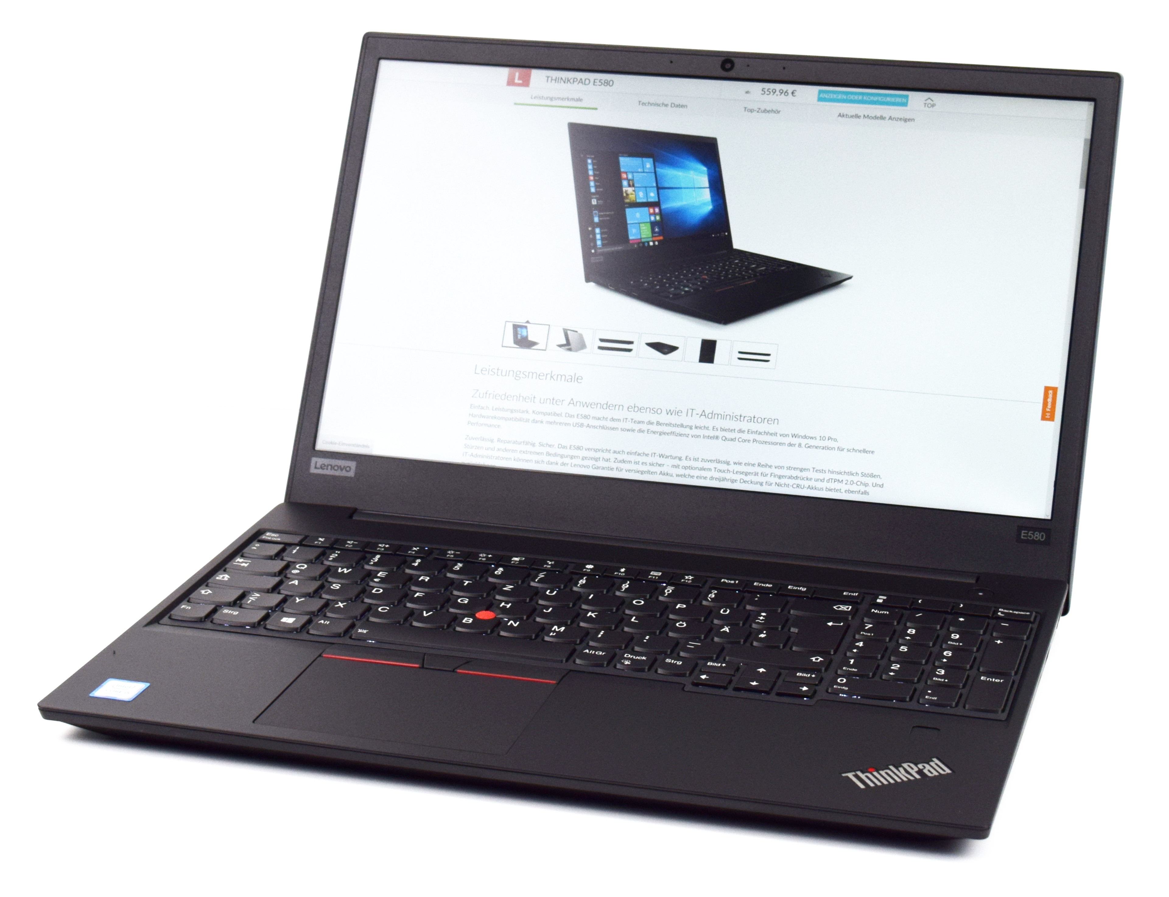 Test Lenovo ThinkPad E580 (i5-8250U, UHD 620, SSD) Laptop ...